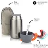 Milu Lunchbox-Set grau (9-tlg.) 800 ml Produktbild-Vorschau 3