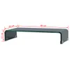 vidaXL Table TV/rehausseur d'écran verre noir 60x25x11 cm Voir les images du produit 11