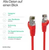 RJ45 Patchkabel m. CAT 7 Rohkabel  PIMF rot 5m Produktbild-Vorschau 3