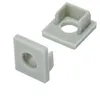 Two light gray plastic mounting brackets for LED strips. Náhled obrázku produktu