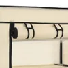 Schuhschrank mit Abdeckung Cremeweiß 58 x 28 x 106 cm Stoff Produktbild-Vorschau 5