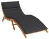 vidaXL Vankúš na ležadlo čierny 180x60x4 cm Oxford látka Náhľad obrázku produktu 3