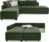 Ecksofa-Dauerschläfer Doppelbett Federkern Bettkasten Regal Produktbild-Vorschau 1