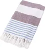 FEBE Strandtuch Badetuch Lila und Blau Baumwolle 180x80 cm Produktbild-Vorschau 1