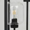 Schwarze Loft-Stehlampe Mit Glasschirmen Produktbild-Vorschau 5