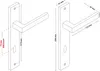 Graphit Türbeschlag CUBE BB-Langschildgarnitur für Produktbild-Vorschau 7