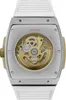 The back of a watch showing its internal mechanical movement. Náhled obrázku produktu