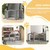 PawHut Barrière de sécurité chien en 3 parties, 154,5 x 61 Voir les images du produit 8