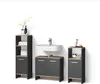 Badmöbel-Set Livinity Amalfi Anthrazit/Goldkraft Eiche Produktbild-Vorschau 1