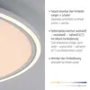 LED-Deckenleuchte - Weiß - Ø 60 cm - Kunststoff - Metall - Produktbild-Vorschau 12