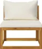 set da giardino 5 pezzi con cuscini in legno massiccio di Anteprima dell’immagine prodotto 6