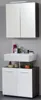 trendteam Bad Spiegelschrank Line/Skin Sardegna Rauchsilber Produktbild-Vorschau 12