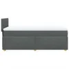 Boxspringbett mit Matratze Dunkelgrau 100x200 cm Stoff Produktbild-Vorschau 5