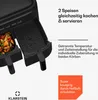 Klarstein Heißluftfritteuse, Airfryer mit 2 Kammern, 2850W Produktbild-Vorschau 4