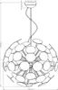 A technical drawing of a pendant light fixture with dimensions indicated. Podgląd zdjęcia produktu