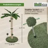 Kratzbaum Palme 85 cm Höhe mit Frottee & Sisal Kratzsäule Produktbild-Vorschau 3