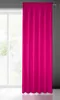 A pink curtain hanging in front of a window. Náhľad obrázku produktu