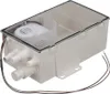 A white bilge pump with a clear lid, showing internal components and connections. Anteprima dell’immagine prodotto