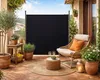 Paravent Outdoor Wetterfest 180 x 178 cm Schwarz | Produktbild-Vorschau 2