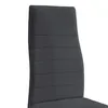 Close-up of the backrest of a gray chair. Podgląd zdjęcia produktu