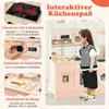 Cucina giocattolo per bambini con luci e suoni, rosa, dai 3 Anteprima dell’immagine prodotto 4