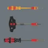 Three screwdrivers are displayed against a plain gray background. Produktbild-Vorschau