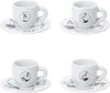 Bialetti Mokatassen Carosello, 4er Set, mit Untertasse, Produktbild-Vorschau 1