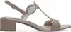 MARCO TOZZI Damen Sandale Textil Sandalette Metallic Produktbild-Vorschau 1