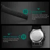Two separate images showing details of a watch. The top image shows a close-up of a watch strap, and the bottom image shows the back of a watch case. Podgląd zdjęcia produktu