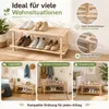Schuhregal Holz zwei Ebenen Produktbild-Vorschau 10