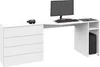 Schreibtisch "Vaasa" 196cm, weiß-matt Produktbild-Vorschau 1