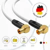 HD Antennenkabel Digital TV Kabel 135db 90° Koax Stecker Produktbild-Vorschau 2