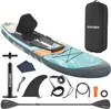 tectake Stand-Up Paddle Board aufblasbar Komplettset - Produktbild-Vorschau 1