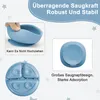 8-teiliges Babybesteckset, Silikon rutschfest mit Saugnapf, Produktbild-Vorschau 3