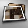 Gerahmtes Poster - Schwarzer Rahmen - Rechtecke Quadrate Produktbild-Vorschau 3