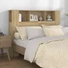 vidaXL Tête de lit avec étagères chêne Sonoma Voir les images du produit 2