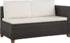 vidaXL 4-tlg. Garten-Lounge-Set mit Kissen Poly-Rattan Produktbild-Vorschau 1