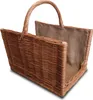 Naturale Cesto Portalegna in Vimini 50x35 cm con Manici – Anteprima dell’immagine prodotto 1