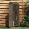 vidaXL Szopa na narzędzia antracyt 55x52x174,5 cm jodła Podgląd zdjęcia produktu 3