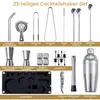Cocktail Shaker Set 24-teilig aus Edelstahl – Boston Produktbild-Vorschau 4