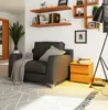 Nachttisch Kommode Wohnzimmer Schlafzimmer mit 2 Schubladen Produktbild-Vorschau 3