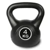 2er Set Kugelhantel 4kg Schwarz Kettlebell Schwunghantel Produktbild-Vorschau 2