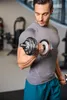 Sada činek Gymtek 20kg s pouzdrem - 2x rukojeti činek - Náhled obrázku produktu 2