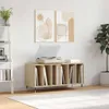 vidaXL Szafka panelowa dąb sonoma 100x38x48 cm materiał Podgląd zdjęcia produktu 2