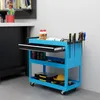 DURHAND Werkzeugwagen mit Griff und Seitenwand, Schublade Produktbild-Vorschau 2