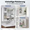 COSTWAY Spiegelschrank, Badezimmerschrank mit Spiegeltür & Produktbild-Vorschau 6