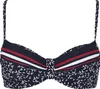 LASCANA Bügel-Bikini-Top Minimal marine-bedruckt Größe 44 Produktbild-Vorschau 1