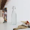 Glazen fles met sluiting door middel van een klem, 1 liter Productafbeelding-voorbeeld 3