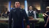 A scene from a casino with two men in formal wear. Podgląd zdjęcia produktu