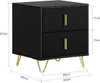 SoBuy set di 2 comodini con 2 cassetti tavolino da divano Anteprima dell’immagine prodotto 5